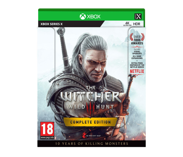 Xbox Wiedźmin 3 Dziki Gon - Edycja Kompletna + Jubileuszowy Steel - 1363538 - zdjęcie